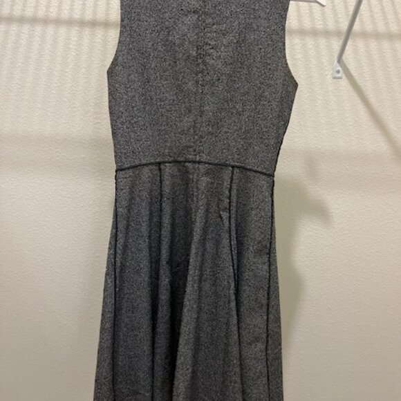 H&M Sleeveless Gray Midi Office Dress Size US 4 - Picture 8 of 8